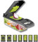Ultimate 12-in-1 Vegetable Chopper and Mandoline Slicer – Innovative Multi-Functional Food Cutter, Adjustable Slicer, Grater, and Dicer with Fixed Handle and Integrated Fruit Peeler for Efficient Food