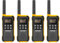 Station Radio Portable PMR PNI Decross DC93 Quad, 446MHz, 0,5W, 16CH, étanche IP67, Lot de 4 pièces