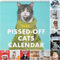 Kalender 2025 d-Off Cats Kalender Wütender Katzenmanager Wandkalender zum Aufhängen Deko Lustige Wandkunst Geschenk für Katzenliebhaber