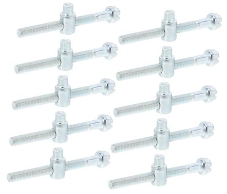 Milisten 10pcs Chainsaw Bar Adjuster Screw Silver Chainsaw Tightening Screw Iron Chain Bar Adjuster Screw Chainsaw Tightening Adjustment