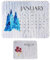 Pflanzbarer Saatkalender 2025, Einpflanzbarer Tischkalender, Recyceltem Saatpapier Tischkalender 2025, Umweltfreundlicher Tischkalender Aus Recyceltem Saatpapier, Pflanzbarer 12 Monats Kalender