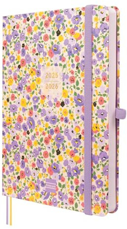 Finocam - Terminkalender Minimal 18 Monate 2025 2026 Horizontale Wochenansicht Juli 2025 - Dezember 2026 (18 Monate) Girl International