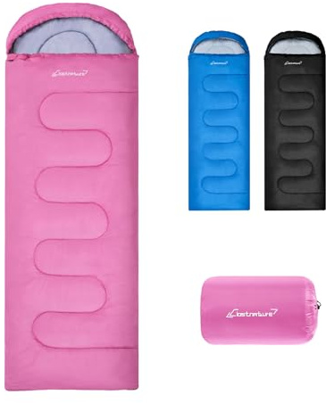 Clostnature Saco de Dormir Adulto Ligero y Compacto, Saco Dormir Portable