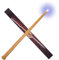 Aomig Baguette Magique de Luxe Son et lumière, Baguette Magique Collector Patronus, Baguette Magique 31 cm, Baguette Magique pour Magicien, sorcière, Magicien, Cadeau pour Enfants, Brun Foncé