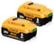 2Packs 18V 5.0Ah Li-Ion DCB200 Replacement for 18V Battery Compatible with DCB180 DCB182 DCB204 DCB201 18V/20V MAX XR Tools with LED Indicator
