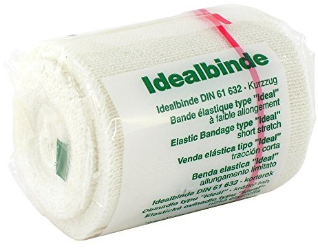 Lohman & Rauscher IDEALBINDE Kurze Zugbinde für Brust und Bauch 15cm x 5 m