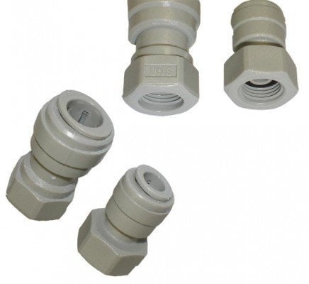 Osmosehahn Adapter 1/4 Zoll x 7/16 Innengewinde