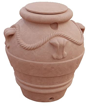 SERBATOIO ACQUA, ALIMENTI IN POLIETILENE LT.500 ORCIO COLOR TERRACOTTA