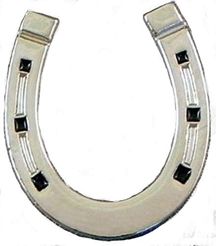 Anstecknadel aus Metall und Emaille, Hufeisen, Hufeisen, für Pferde, Pferde