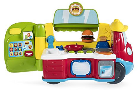 Chicco Interactivo Cocina del camión de la Comida con la Actividad bilingüe, Multicolor (00007416000030)
