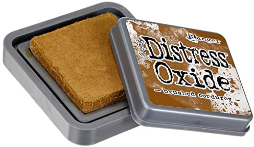 Ranger TDO-55839 554283 Tim Holtz Distress Oxide Stempelkissen Brushed Corduroy, Blau, 7, 6 x 7, 6 cm