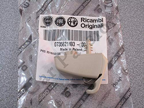GANCIO SUPPORTO FISSAGGIO ALETTA PARASOLE PANTINA originale destro sinistro beige