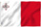 ANLEY Fly Breeze 3x5 Fuß Malta Flagge - Lebendige Farbe und UV-Lichtechtheit - Leinwandkopf und doppelt genäht - Maltesische Flaggen Polyester mit Messingösen 3 X 5 Ft