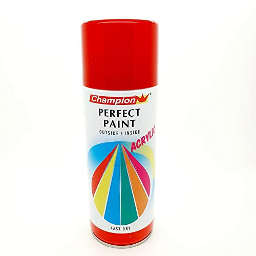 Red Spray Paint Aerosol Auto Car Primer Matt Gloss Metallic Wood Metal Plastic