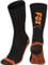 Fox Thermolite lange Socke, Schwarz/Orange, Größe 44–47