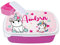 Contenitore Porta Pranzo merenda Bimbi Personalizzabile Unicorno Adatto per Il Tuo Bimbo Quando va a Scuola (Rosa)