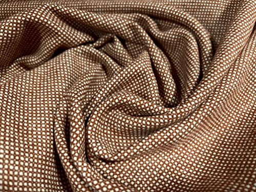 Weicher Woll-Tweed-Stoff, Meterware, Rosenbraun