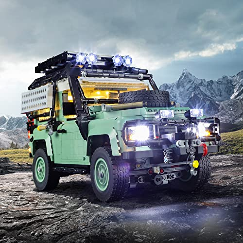 LIGHTAILING Led Licht für Lego- 10317 Klassischer Land-Rover Defender 90 – Beleuchtungsset Kompatibel Mit Lego Modell (Lego Bausteinen Modell nicht enthalten)