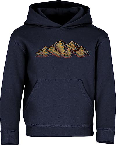 Baddery Kletter Pullover für Jungen : Alpen - Kinder Sport Kleidung Outdoor - Sweatshirt Klettern Ausrüstung Zubehör (Navy 152)
