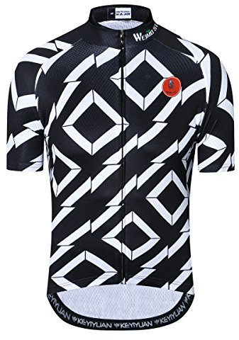 Herren Radtrikot Bike Biking Shirt Tops Kurzarm Kleidung, Cd6100, M