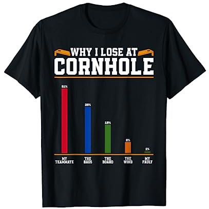 Lustige Cornhole Players Why I Lose At Cornhole T-Shirt