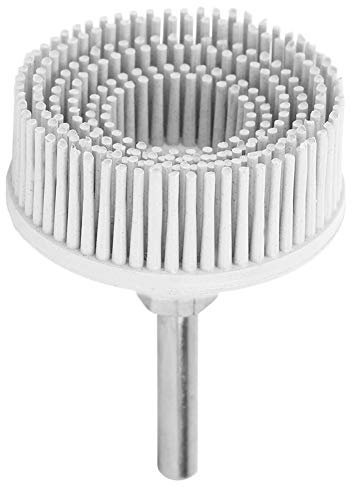 Cepillo de Taladro de Esmeril de Goma, Caucho Roloc, Soporte de Roloc de 3 M, Cepillo de Disco de Taladro Eléctrico de 2 Pulgadas, Cepillo Abrasivo de Goma de Esmeril, Cepillo de (Blanco)