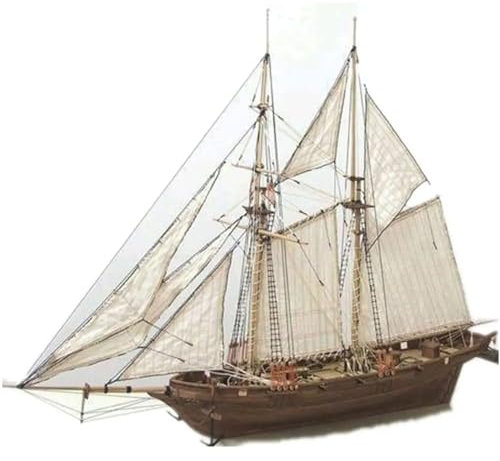 YLME 3D-Holzpuzzle, Segelschiff-Modellbausätze Zum Selbermachen, Segelboot-Deko-Segelmodell Aus Holz Für Erwachsene Handgemachtes Puzzle Segelboote