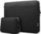TECOOL 15,6 Pollici Custodia PC Portatile per 15-15,6'' Lenovo Thinkpad Ideapad Dell Acer ASUS HP Chromebook Notebook Laptop, Custodia MacBook Pro 16 M3 M2 M1 Pro/Max 2023-2019,Nero
