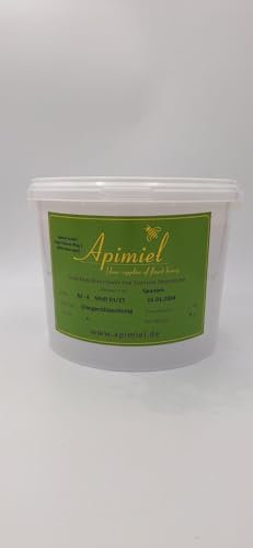 Miel de fleur d'oranger - Saveur agrumes - Seau de 4 kg - Origine : Espagne - Miel 100 % pur - Qualité supérieure - Très aromatique (DE-ÖKO-001)