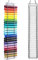 Wnddle Vinyl-Organizer Mit 24 Fächern - Aufbewahrungsregal Für Rollen, Papier, Geschenkpapier - Rollenhalter Und Aufbewahrungshalter