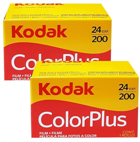 2 films PHOTO PORST Kodak Color Plus, 1 A, 200 ISO, 24 prises chacun