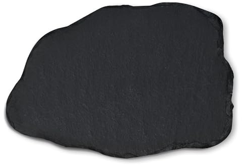 mtb more energy Schiefertafel Schiefer Schild Schild Platte [5 Stück] - 33x22cm Links abfallend - Naturform - DIY - zum selbst Beschriften oder Gravieren für Geschenke, Basteln, Haushalt, Garten