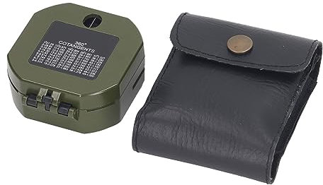 Multifunktionaler Kompass mit Neigungsmesser, hochpräziser Zeiger-Navigationskompass, wasserdicht, stoßfest, für Outdoor-Abenteuer