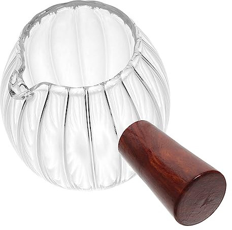 Cabilock Vaso Medidor De Leche De Cristal Jarra De Leche Pico Vertedor Adecuado para Café y Té