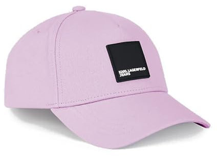 KARL LAGERFELD JEANS Women's Box Logo Baseball Cap, Lavendula, Einheitsgröße