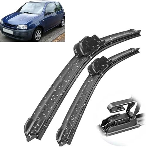 AlbaEUC Vordere Scheibenwischer Für Seat Arosa 1997-2004，Flache Premium Wischerblätter Wischerblätter Set für Frontscheibe