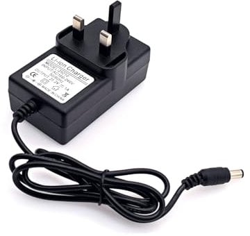JZK DC 25.2V 1A AC adapter replacement, Li-ion Lithium battery charger, maximum 25.2W power supply, charging plug