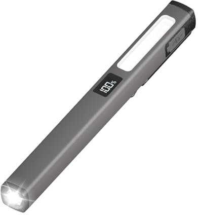 Luces De Lápiz Para Enfermeras, Luz De Lápiz LED Recargable, Herramienta De Linterna De Enfermería, Base Magnética Y Clip De Bolsillo, Diseño Recargable Y Ecológico De USB, 17x1.6 Cm Para Leer Nocturn