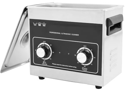 3L Mehrere Funktionen Ultraschallreinigungsgerät Edelstahl mit Heizung, Timer und Entgasungsfunktion Professioneller Schallreiniger 120W Ultraschallreiniger für Laboratorien, Schmuck- und Elektronikin