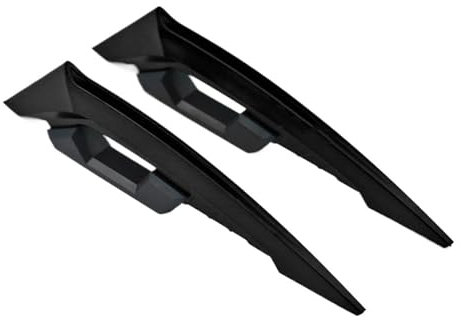 Alette Moto Spoiler Laterale Anteriore Per Moto Spoiler Laterale Anteriore Per Moto Set Alettone Aerodinamico Accessori Universali Moto Ali Moto(Nero)