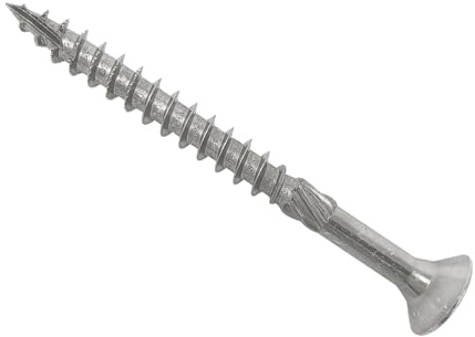 Forgefix Pozi Exterior Screws 6.0 x 70mm – Box of 100, corrosion-resistant, ideal for outdoor woodwork and construction.
