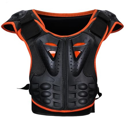 Protector de pecho para motocicleta, motocross, motocicleta, motocross, protección de pecho para niños, ciclismo, esquí, equitación, monopatín, protector juvenil