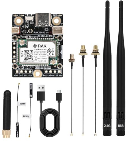 Agmoctz Meshtastic Meshcore Node Repeater WisMesh RP2040 Kit 19003 Board +RAK11310 Wisblock Core Module Lora Mesh 868MHz