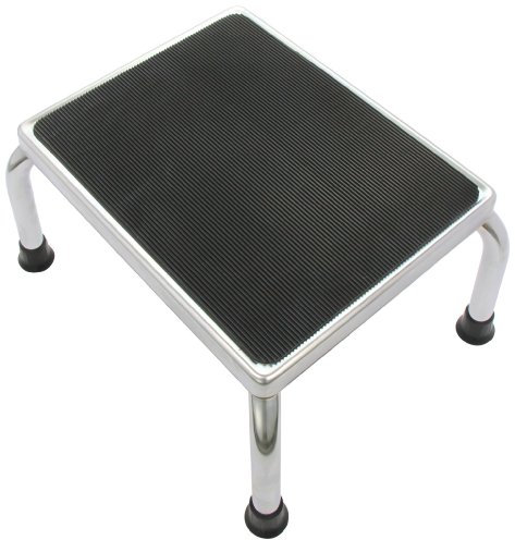 Homecraft Non-Slip Safety Step Stool with Handle for Bathroom, Without Rail, Kitchen, Slippery Floor