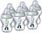 Tommee Tippee Closer to Nature Baby Bottles, 260ml, 6 Pack, Slow Flow Breast-Like Teat with Anti-Colic Valve, Pip the Panda
