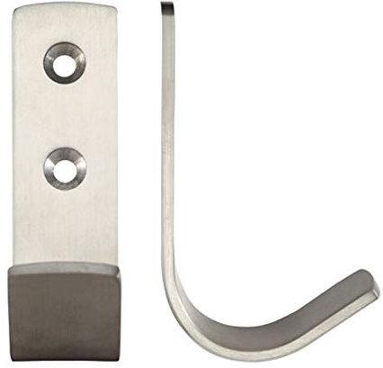 ZAS72SS Single Coat Hook Satin Stainless Steel From The Door Handle Store