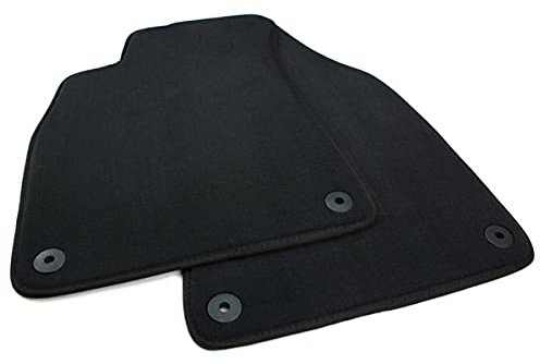 kfz-premiumteile24 Fußmatten Velours kompatibel mit A4 8E (B6 B7) Avant Limousine A4 Cabriolet 8H Baujahr 11/2000-10/2007 Automatten Premium Qualität Autoteppiche vorne