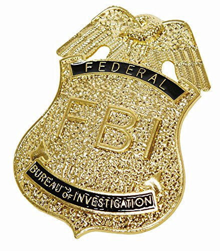 Rubie's 6300998-STD FBI Marke, Mehrfarbig