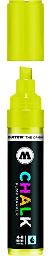 Molotow Chalk Pump Marker 4-8mm Chisel Neon Yellow