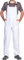 ProWear Arbeitslatzhose Herren Arbeitshose Latzhose, Weis, Gr.- XL